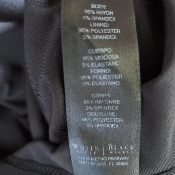 White House Black Market (Medium Black top) - Picture 7 of 9